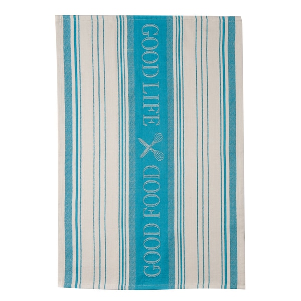 Kay Dee Kay Dee Cooks Kitchen Teal Cotton Tea Towel 1 pk R3218 - main
